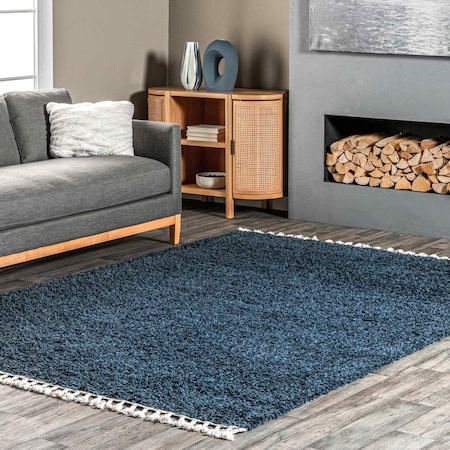 Nuloom Neva Modern Tasseled Shag Area Rug 4ft x 6ft KKBL01C-406